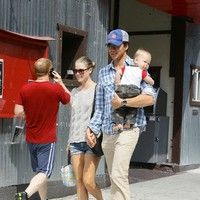 Ali Larter with husband Hayes MacArthur leaving Hugo's restaurant photos | Picture 77091